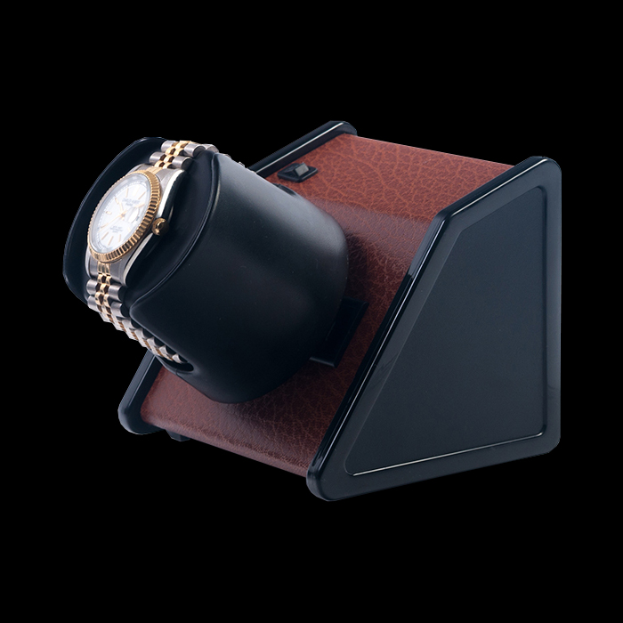 Orbita Orbita Sparta 1 Open Brown Leatherette — 1-Piece watch winder