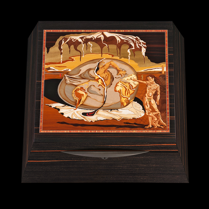 Orbita Orbita Giglio Dali 3 Inlaid Veneers — 3-Piece watch winder